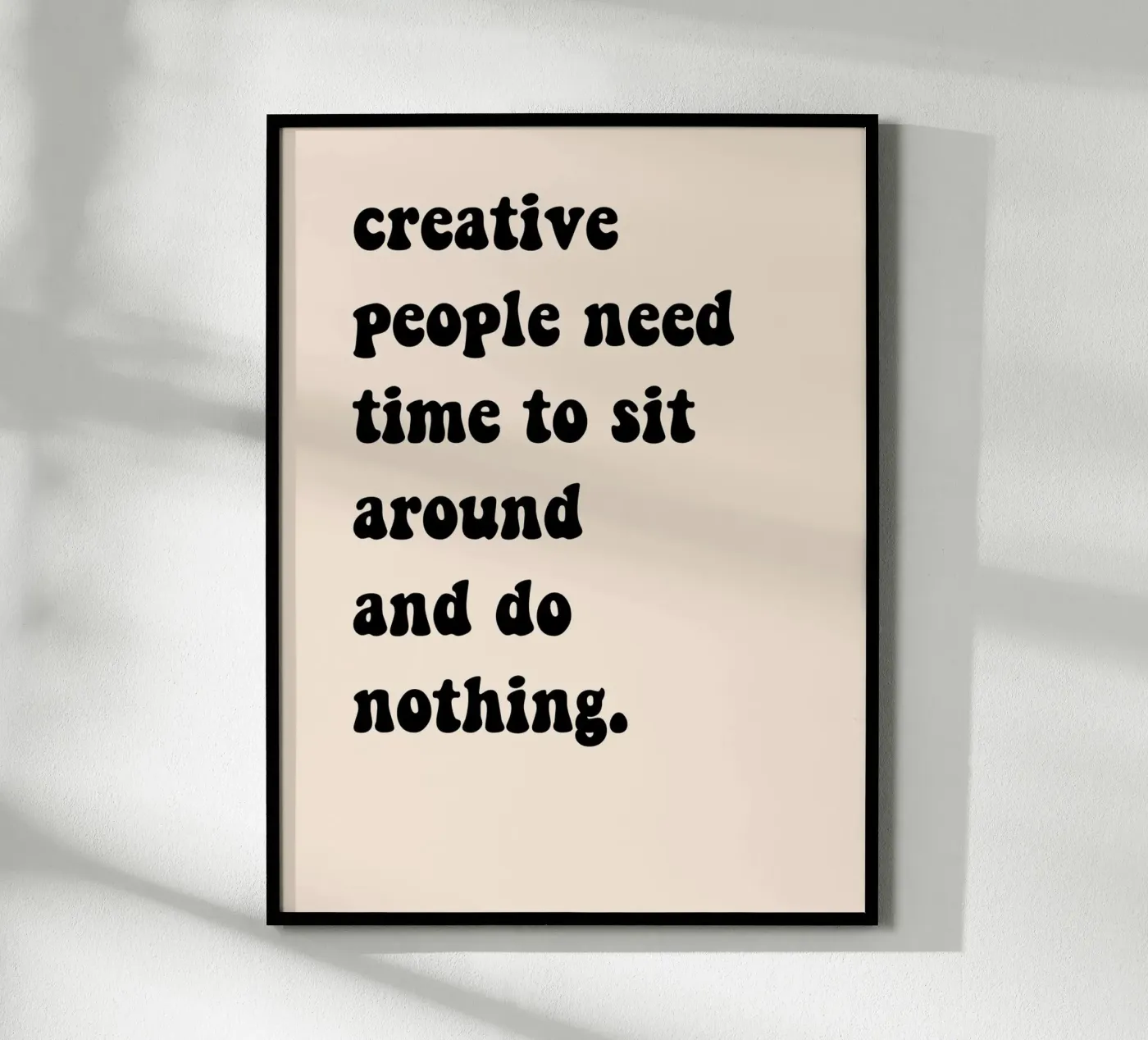 Do nothing... Poster von Hej Ibiza by Ute Arnold