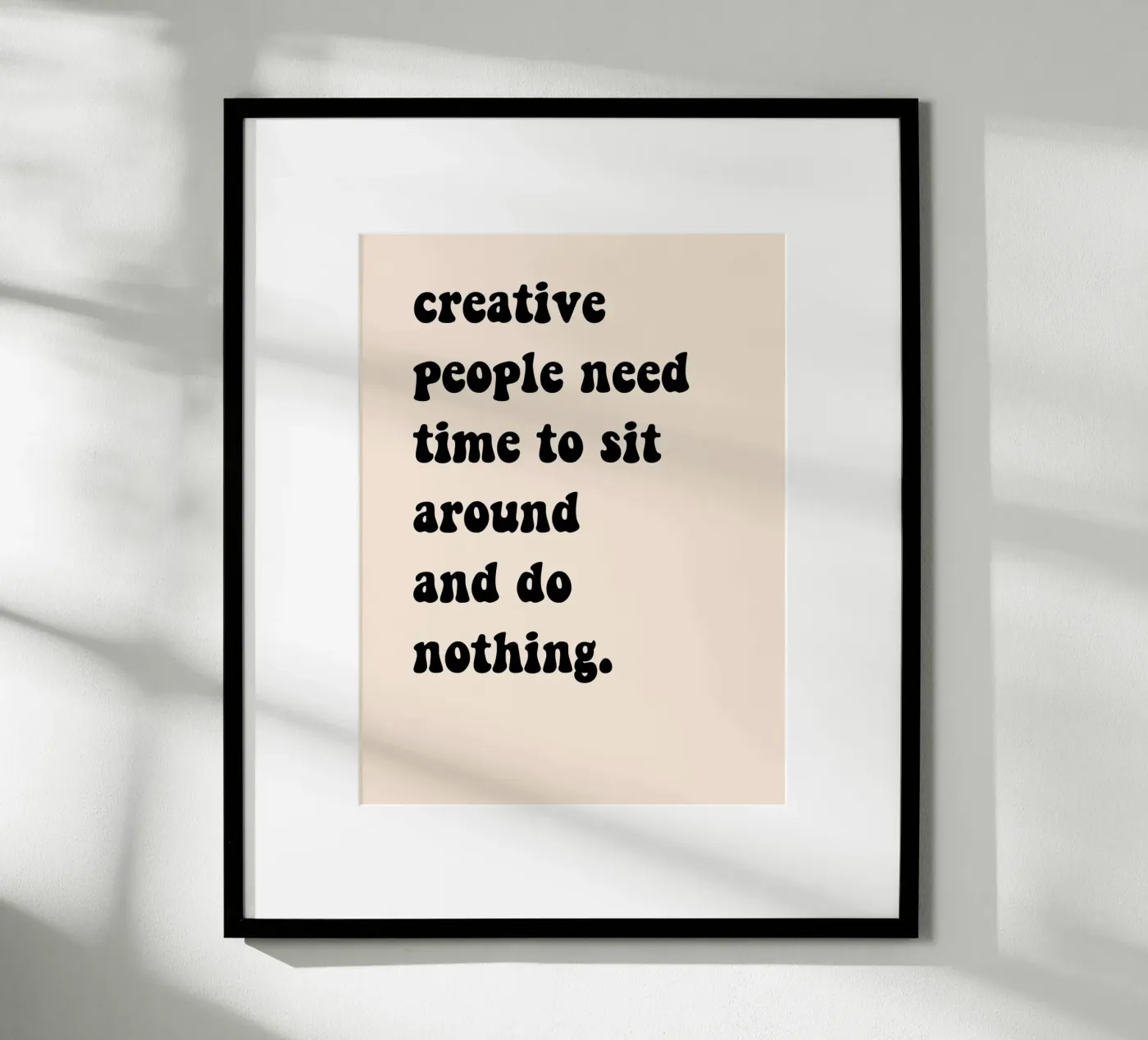 Do nothing... Poster von Hej Ibiza by Ute Arnold