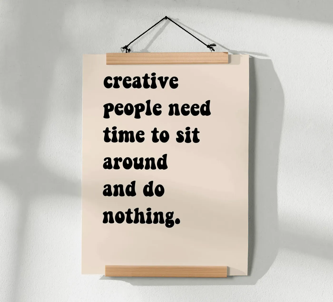 Do nothing... Poster von Hej Ibiza by Ute Arnold