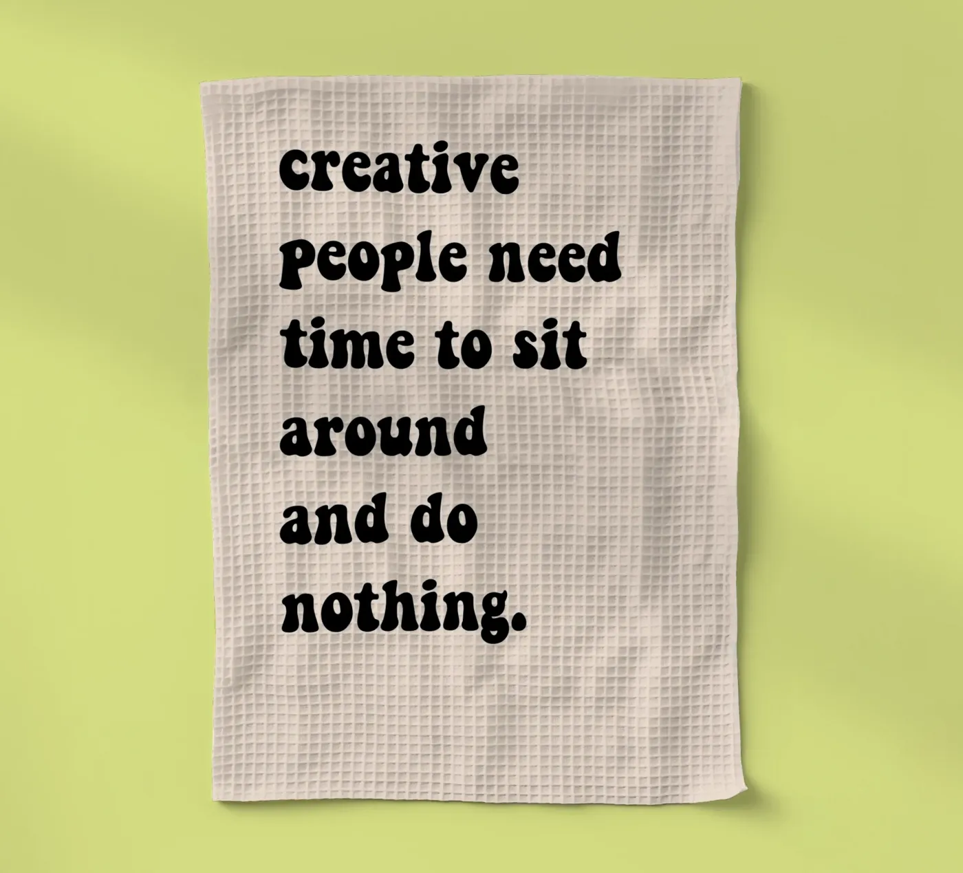 Do nothing... torchon de Hej Ibiza by Ute Arnold