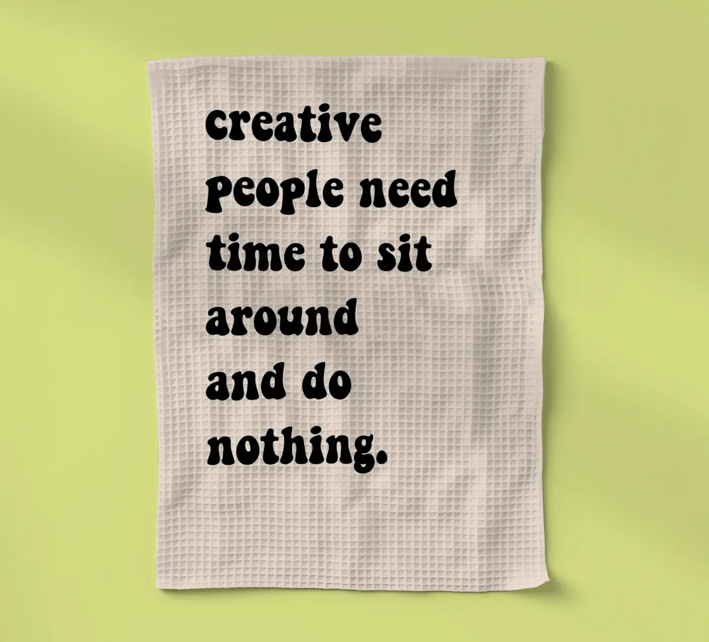 Do nothing... torchon de Hej Ibiza by Ute Arnold
