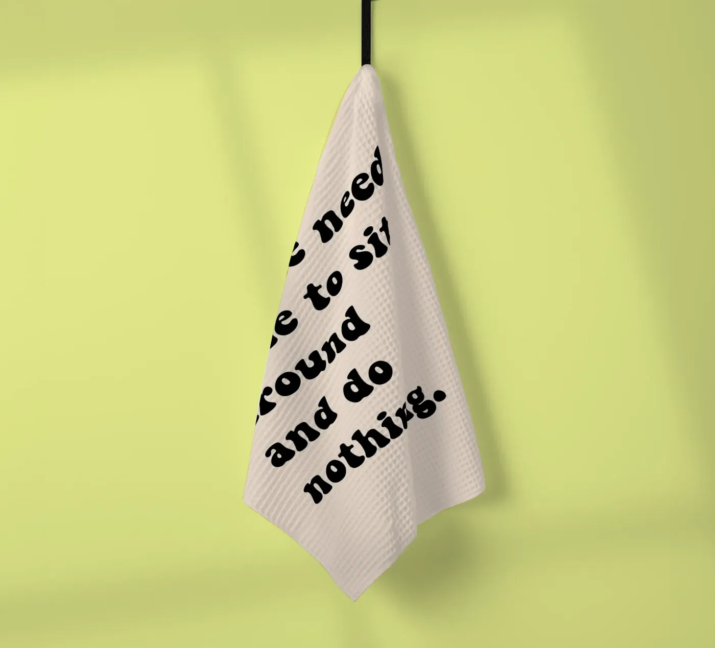 Do nothing... torchon de Hej Ibiza by Ute Arnold