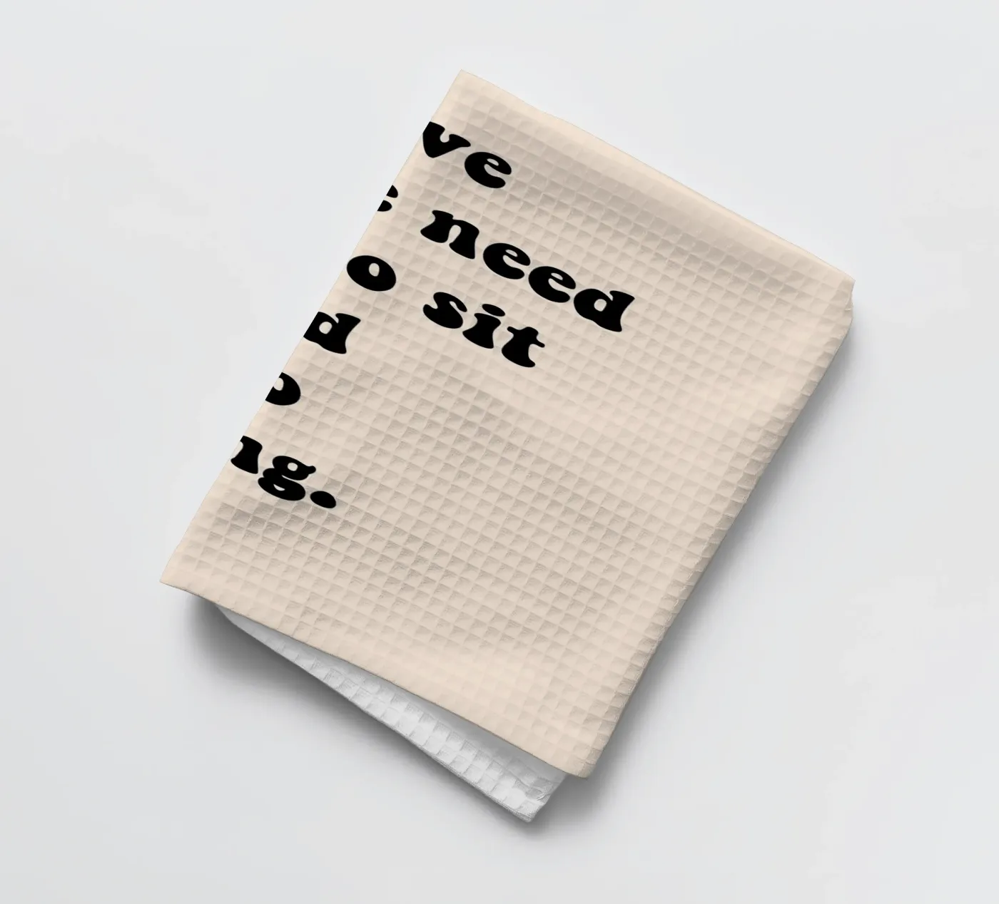 Do nothing... torchon de Hej Ibiza by Ute Arnold