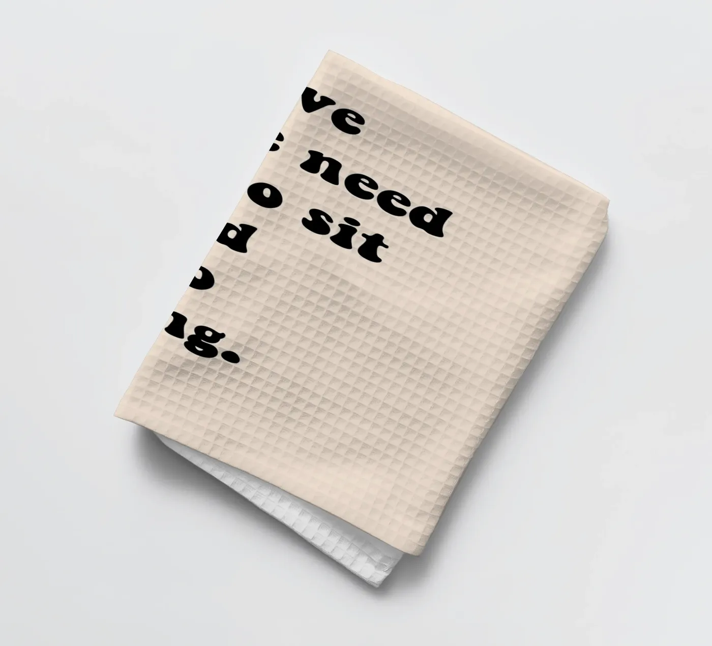 Do nothing... torchon de Hej Ibiza by Ute Arnold