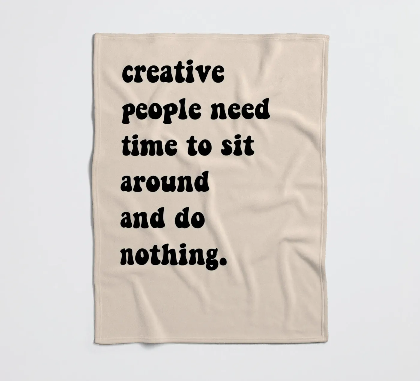 Do nothing... coperta in pile da Hej Ibiza by Ute Arnold