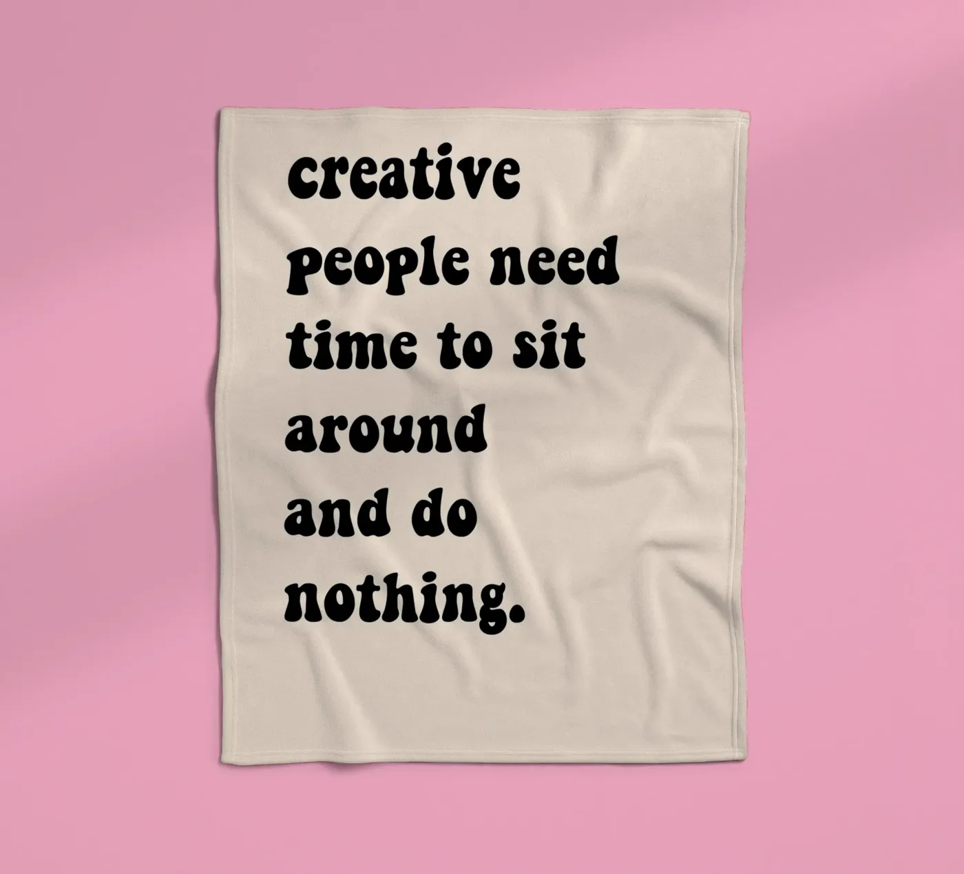 Do nothing... coperta in pile da Hej Ibiza by Ute Arnold