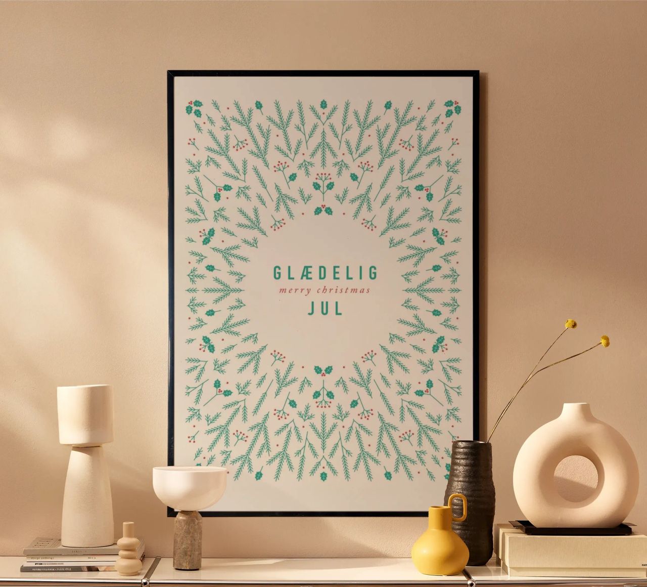 Skadinavische Weihnacht No. 1 Poster von typealive