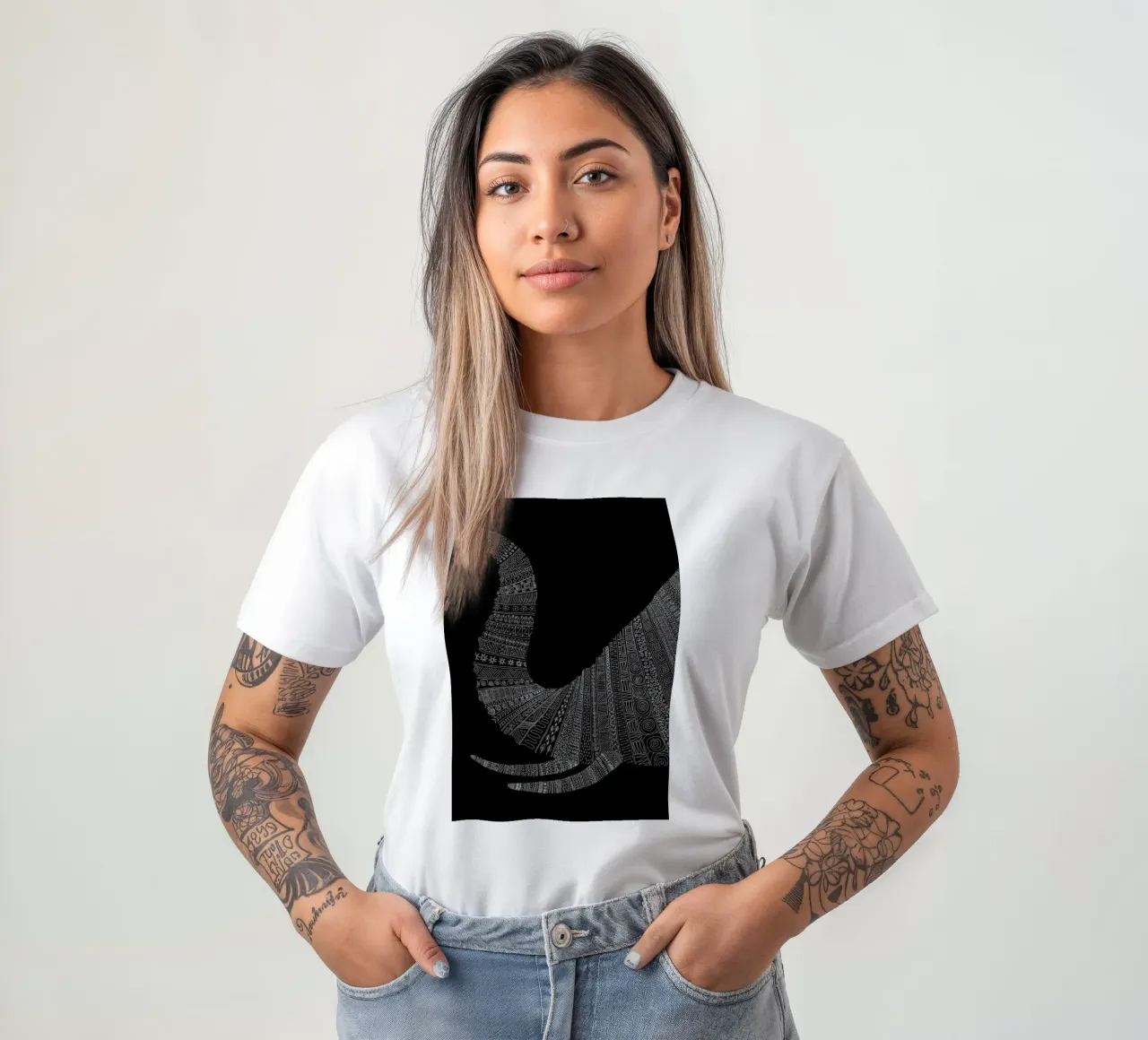 Elephant 02 t-shirt da Florent Bodart
