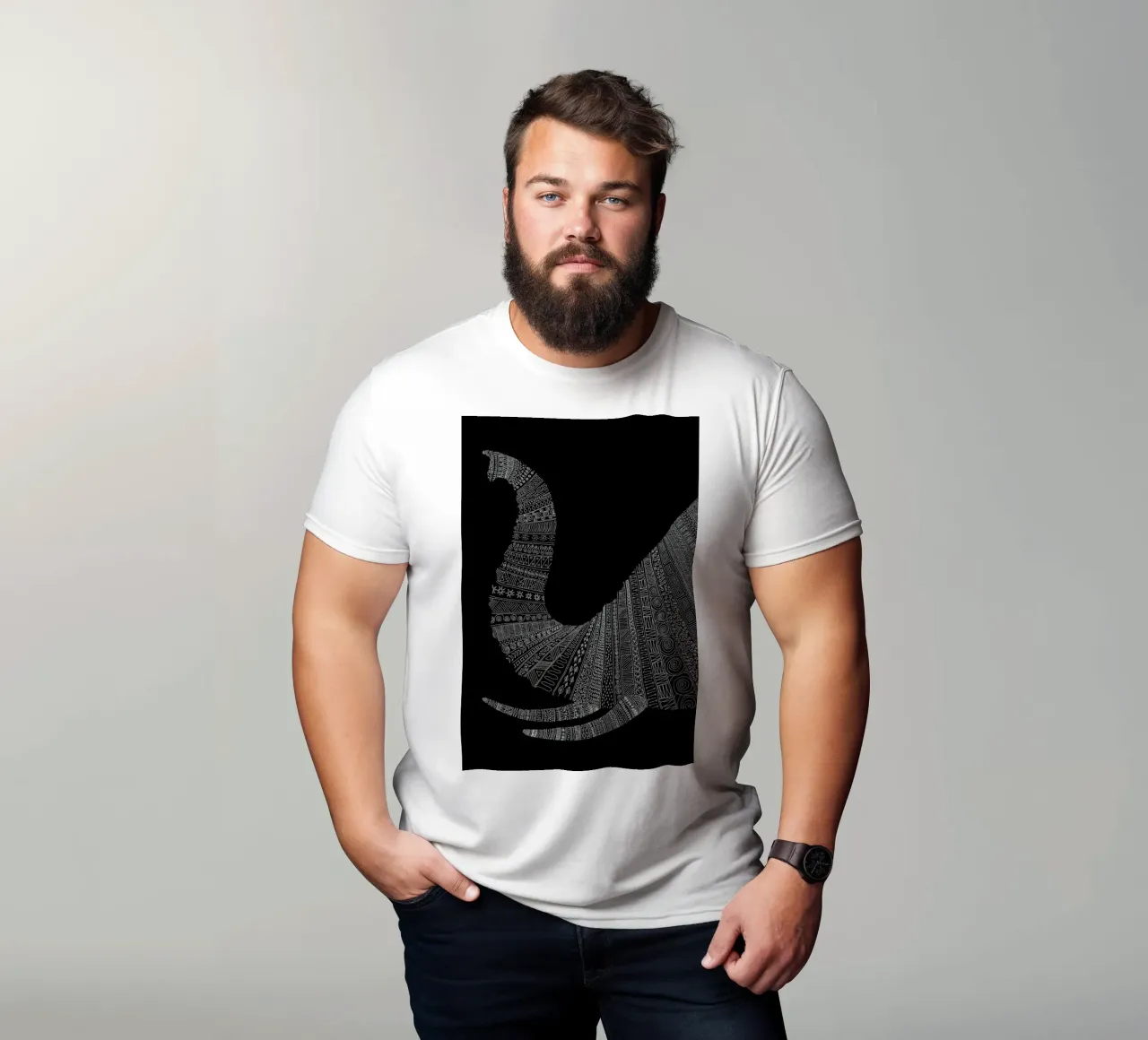 Elephant 02 t-shirt da Florent Bodart