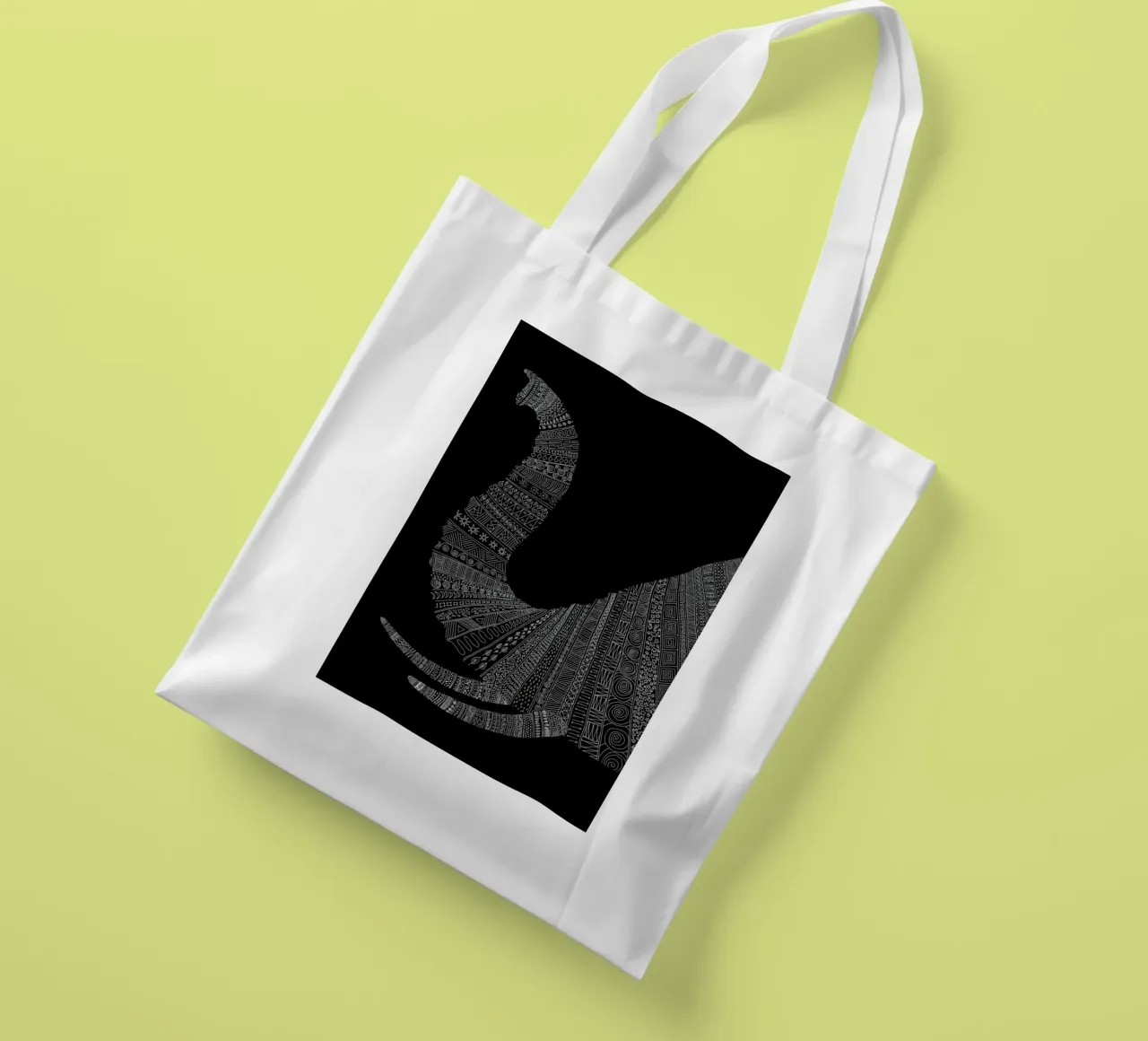 Elephant 02 borsa in juta da Florent Bodart