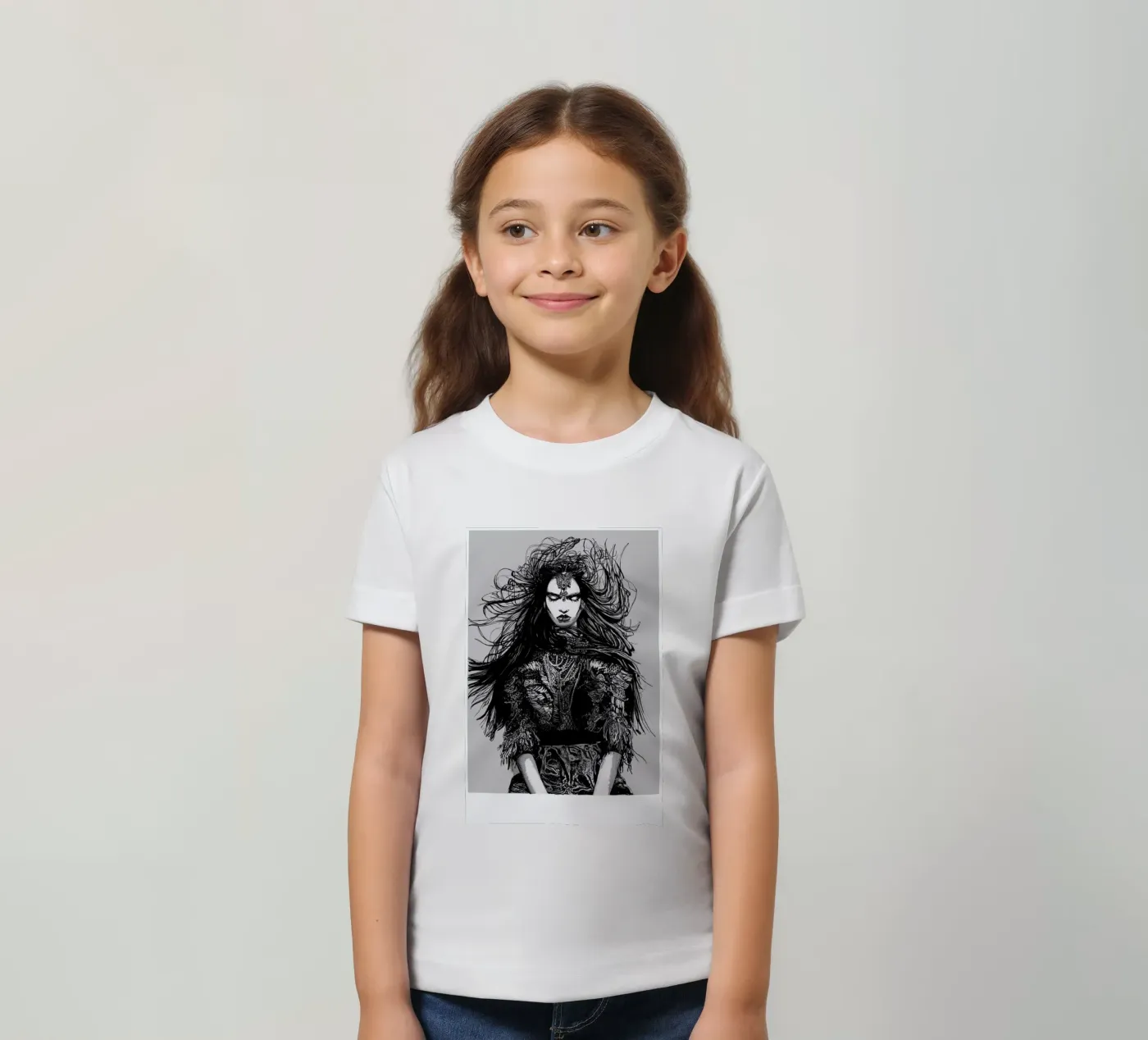 Warrior t-shirt bambini da Agnes KR Patience