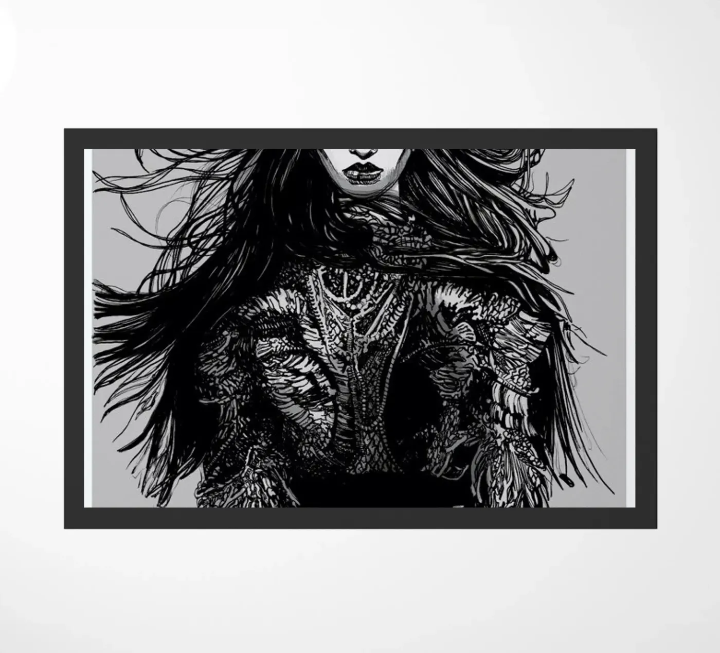 Warrior paillasson de Agnes KR Patience