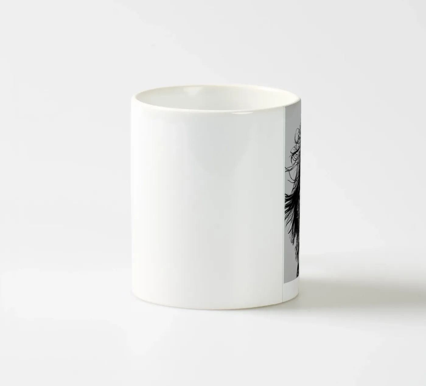 Warrior ceramic mug by Agnes KR Patience
