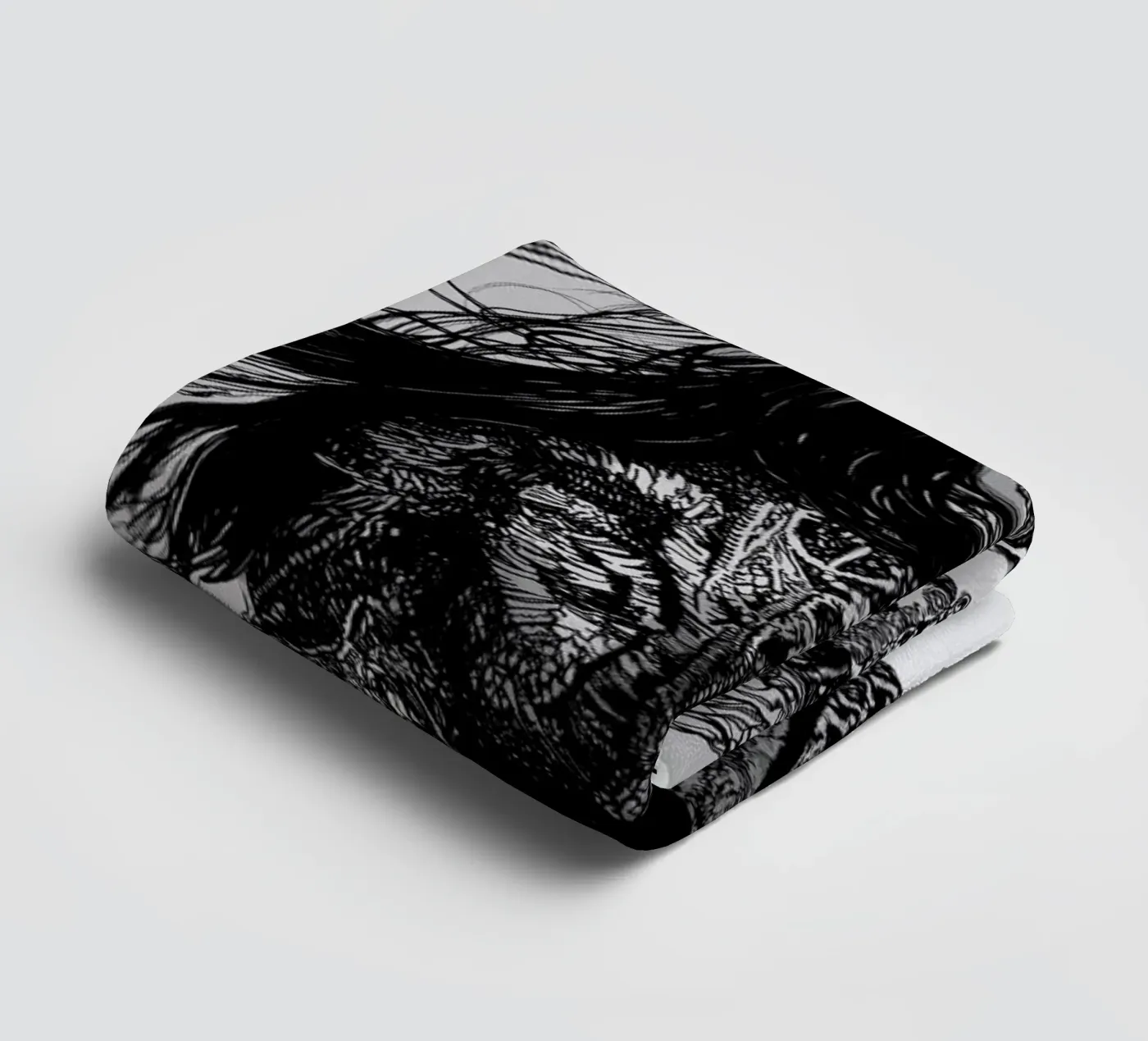 Warrior badhanddoek van Agnes KR Patience