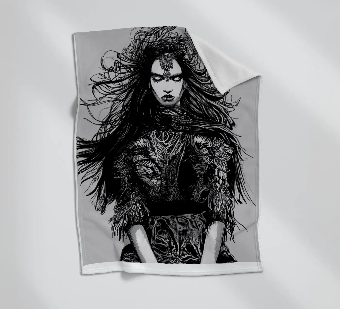 Warrior fleecedeken van Agnes KR Patience