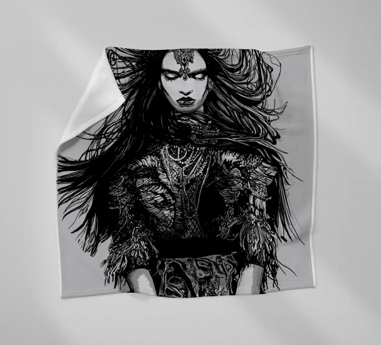 Warrior fleecedeken van Agnes KR Patience