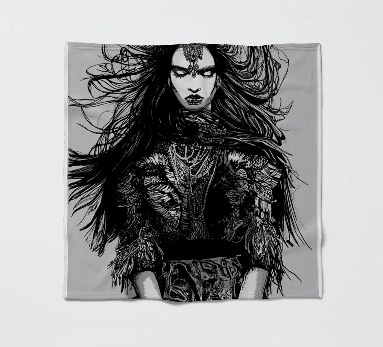 Warrior fleecedeken van Agnes KR Patience