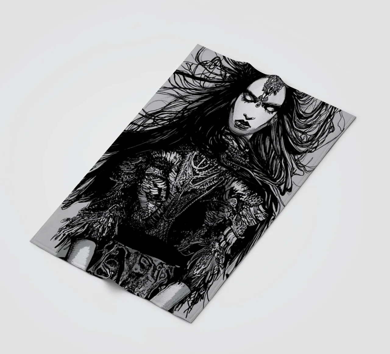 Warrior fleecedeken van Agnes KR Patience