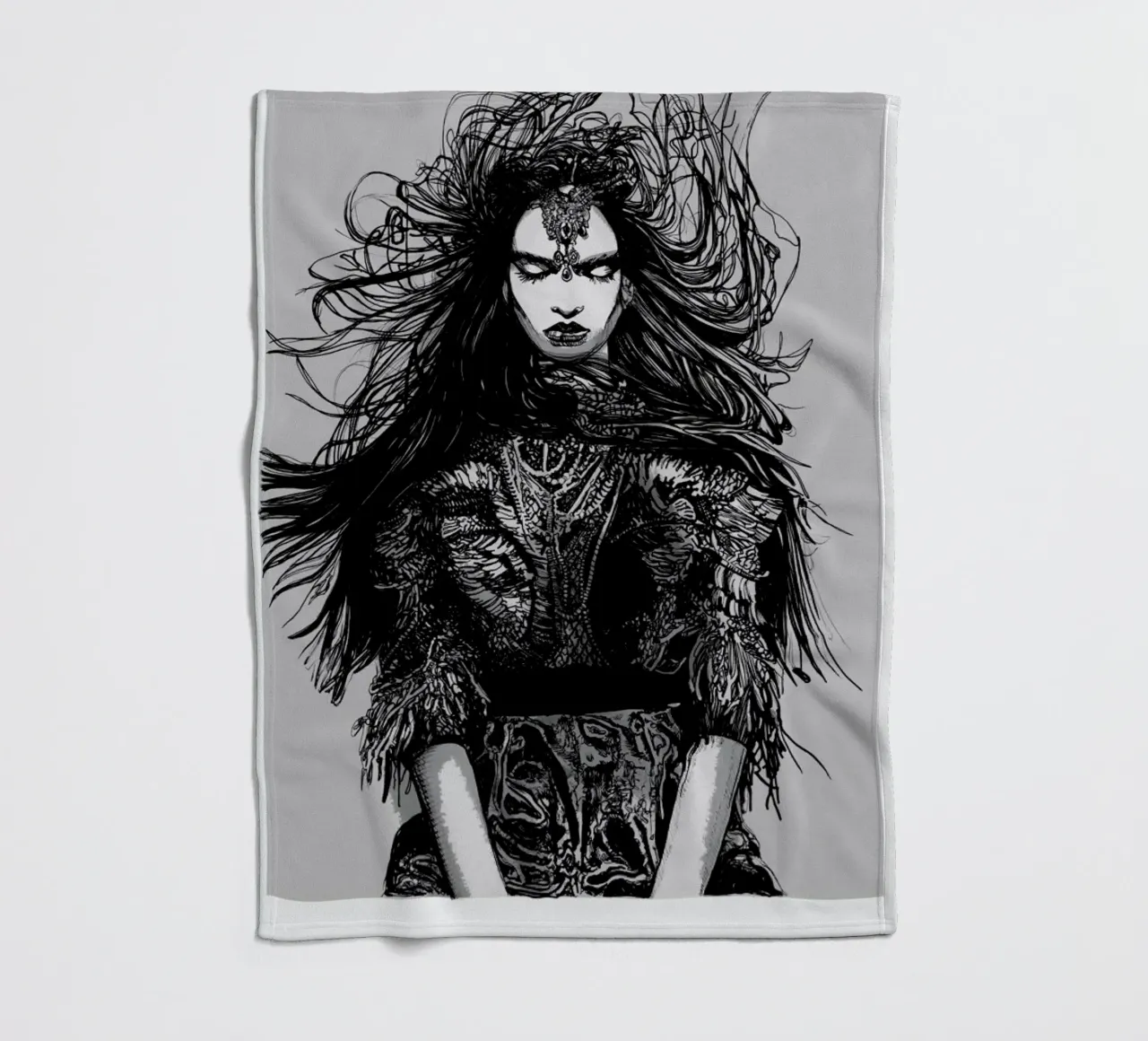 Warrior fleecedeken van Agnes KR Patience