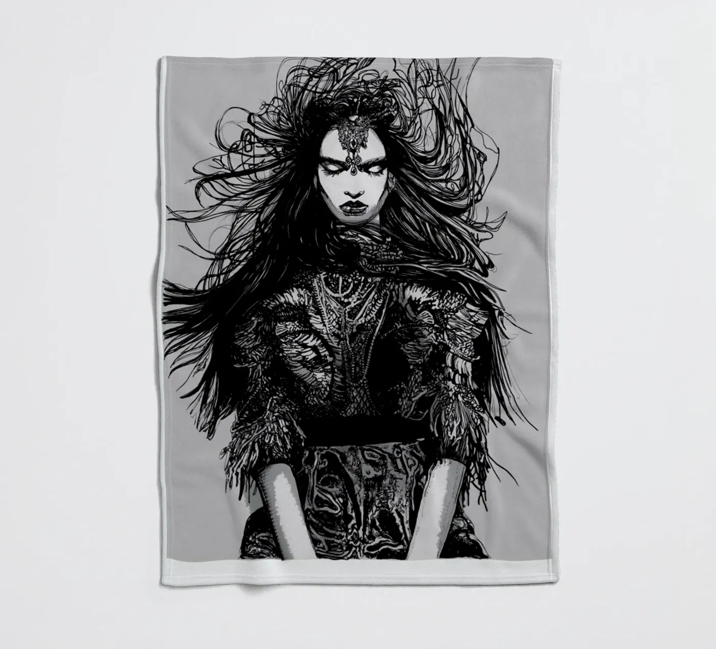 Warrior fleecedeken van Agnes KR Patience