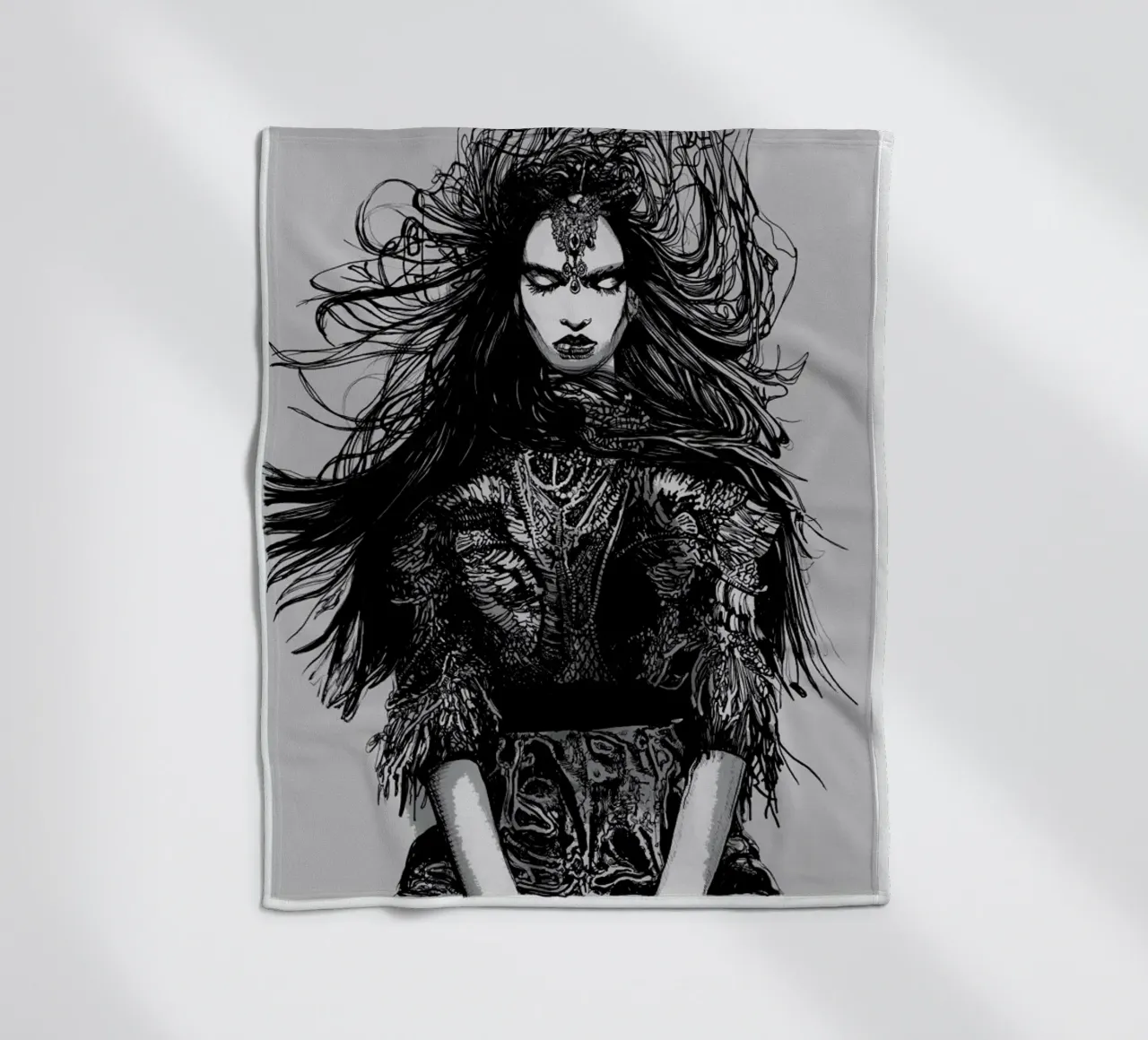 Warrior fleecedeken van Agnes KR Patience