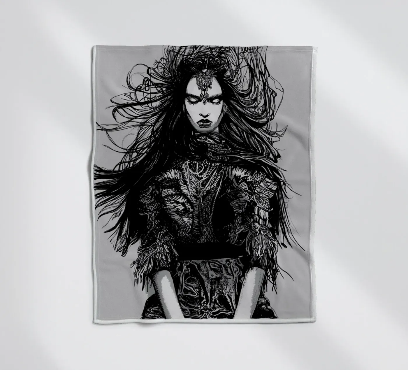 Warrior fleecedeken van Agnes KR Patience