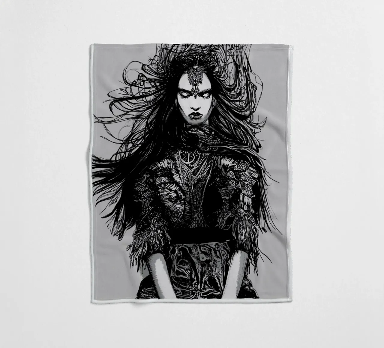 Warrior fleecedeken van Agnes KR Patience