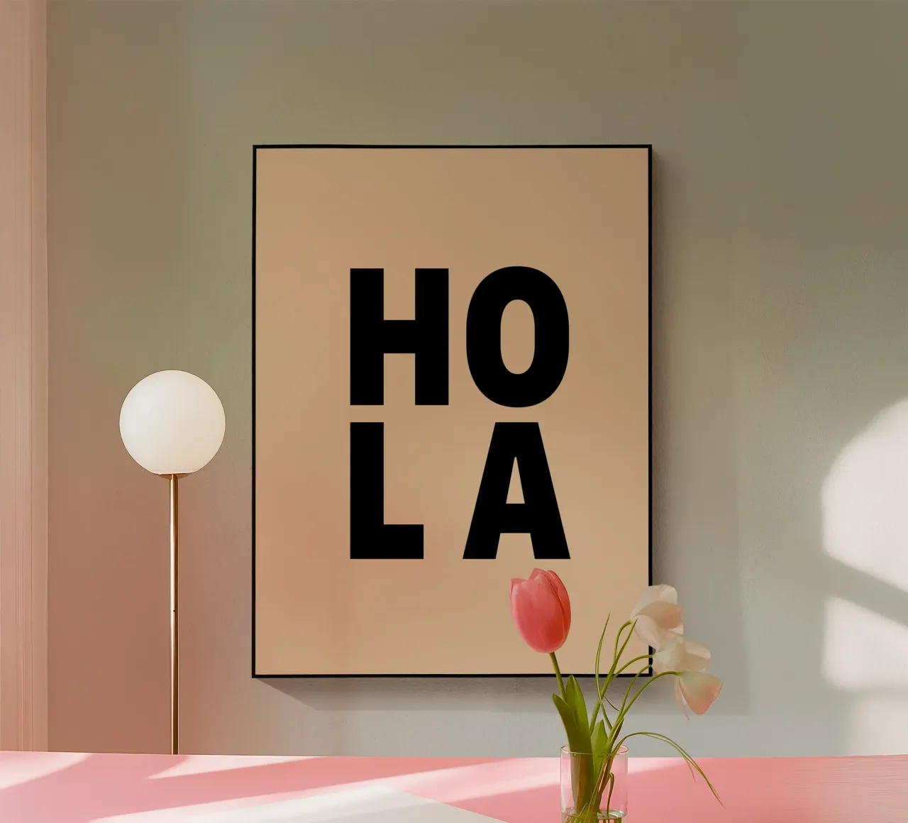 Hola plexiglass da Hej Ibiza by Ute Arnold
