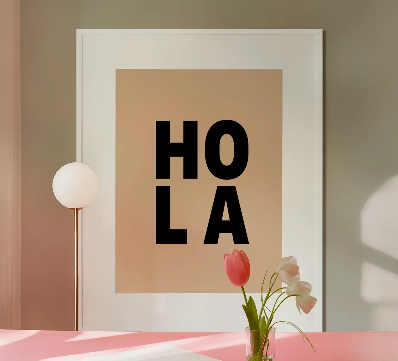 Hola poster da Hej Ibiza by Ute Arnold