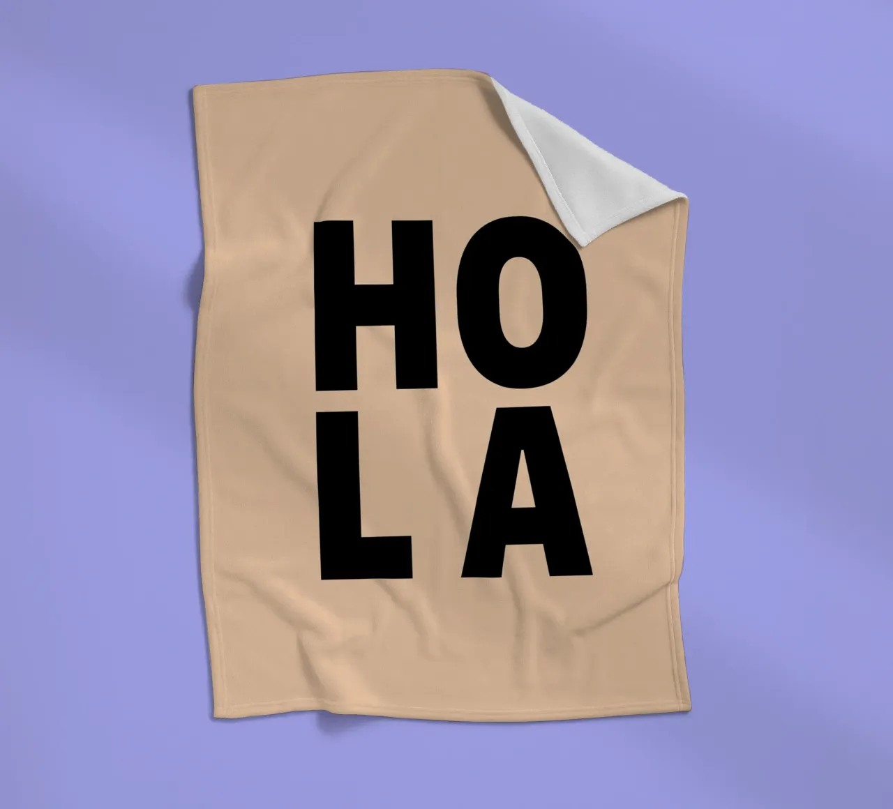 Hola Fleecedecke von Hej Ibiza by Ute Arnold