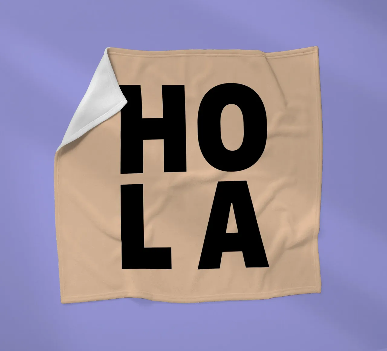 Hola Fleecedecke von Hej Ibiza by Ute Arnold