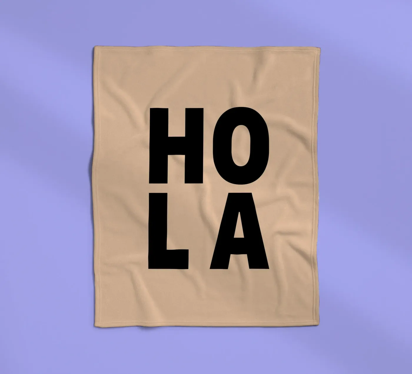 Hola plaid polaire de Hej Ibiza by Ute Arnold