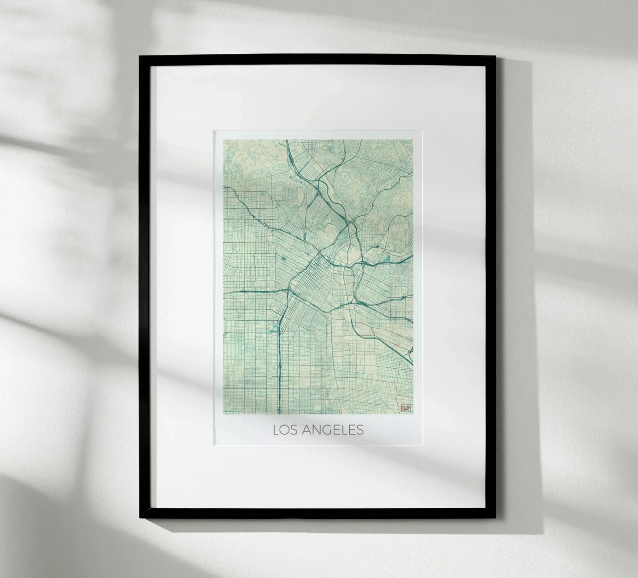 Los Angeles Vintage poster by Hubert Roguski