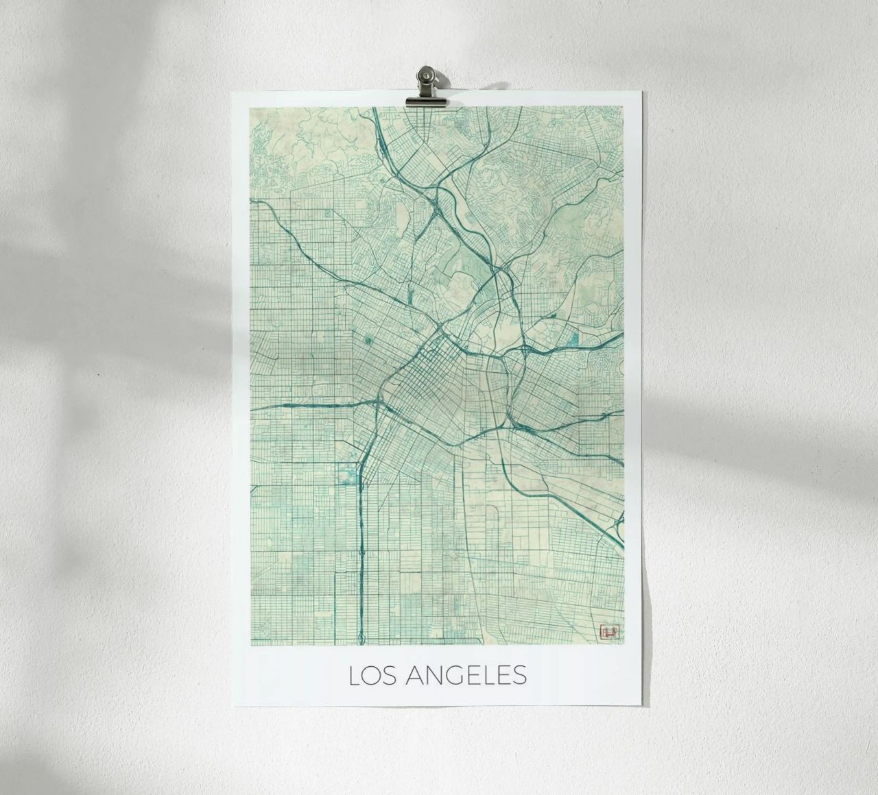Los Angeles Vintage poster by Hubert Roguski