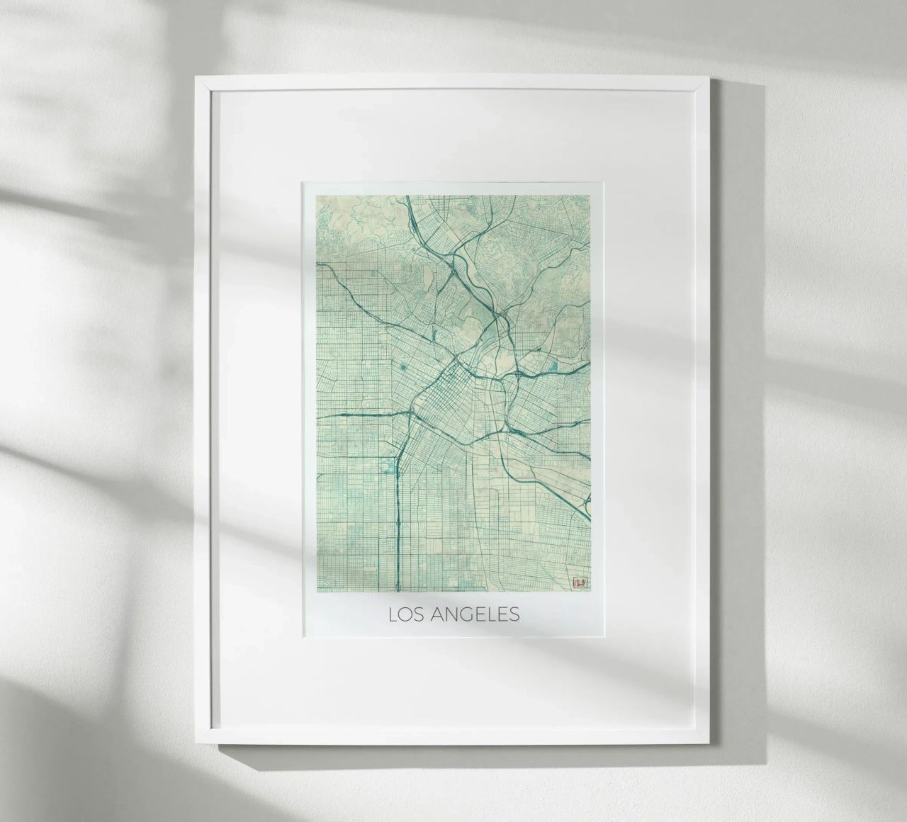 Los Angeles Vintage poster by Hubert Roguski