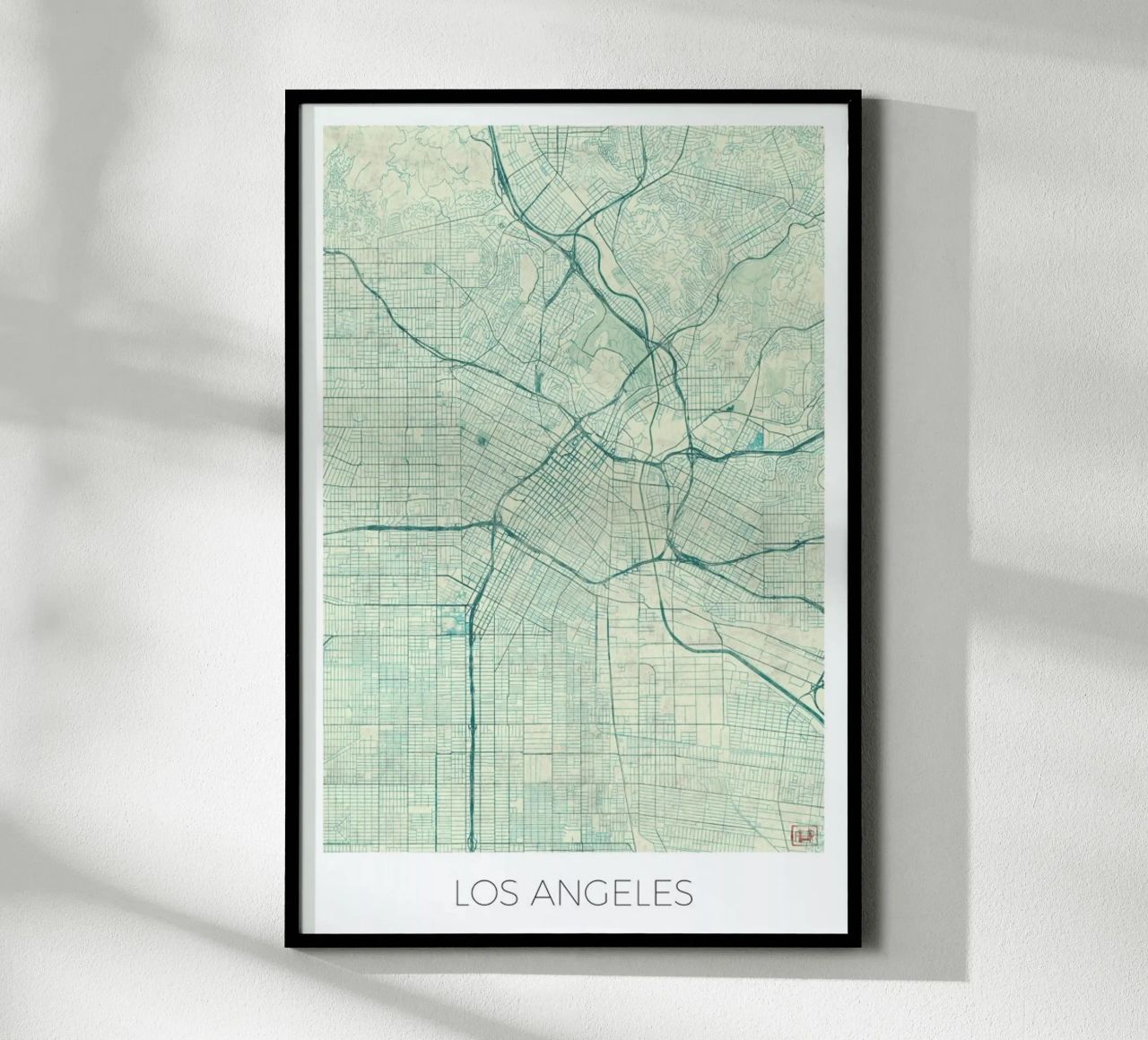 Los Angeles Vintage poster by Hubert Roguski
