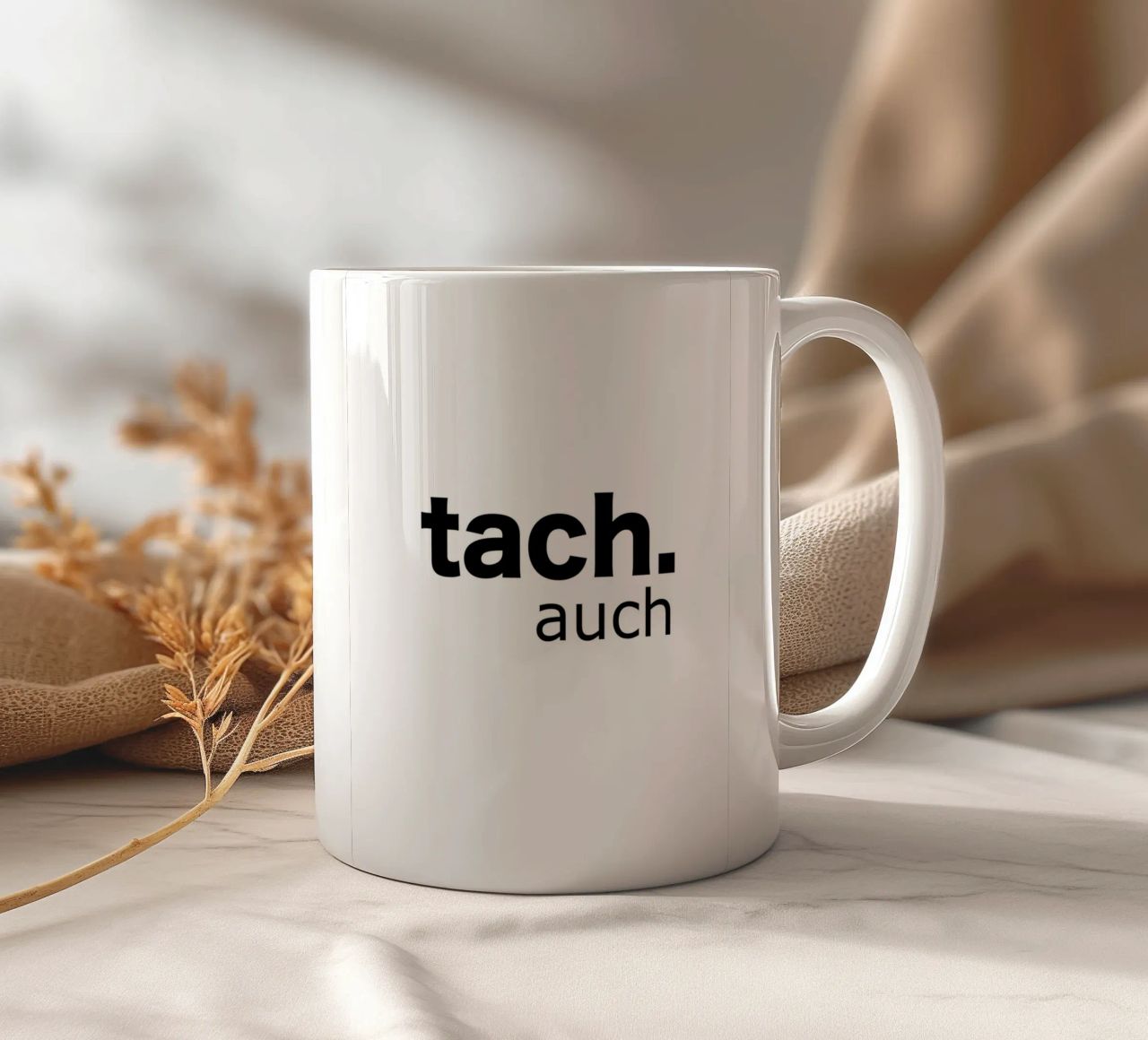 tach auch tazza in ceramica da Hej Ibiza by Ute Arnold