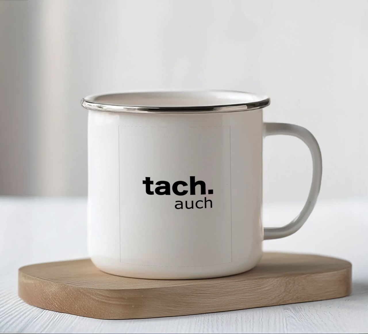 tach auch tazza in smalto da Hej Ibiza by Ute Arnold
