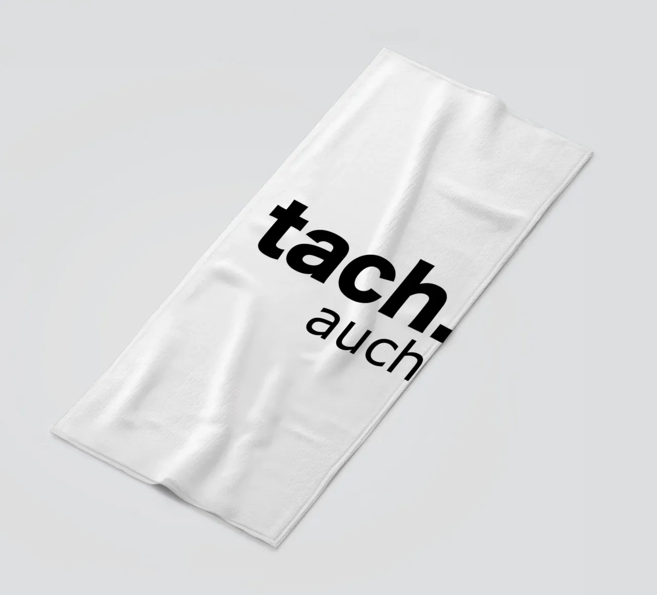 tach auch beach towel by Hej Ibiza by Ute Arnold