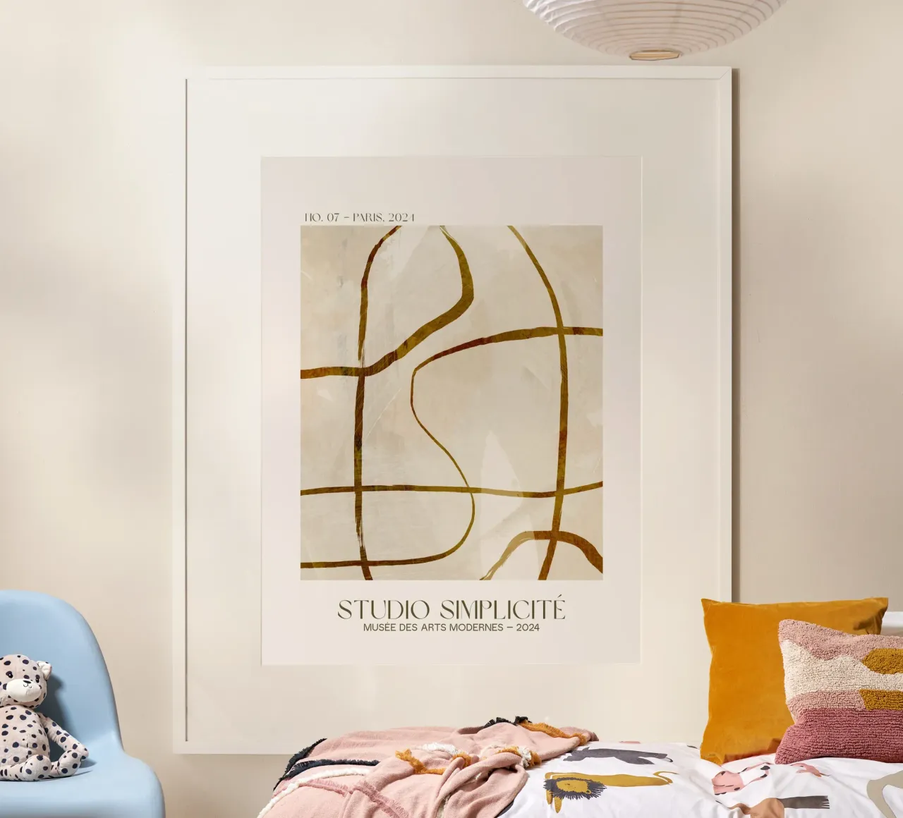 Studio Simplicité No 01 poster con telaio in alluminio da treechild