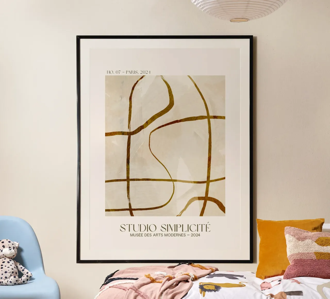 Studio Simplicité No 01 poster con telaio in alluminio da treechild