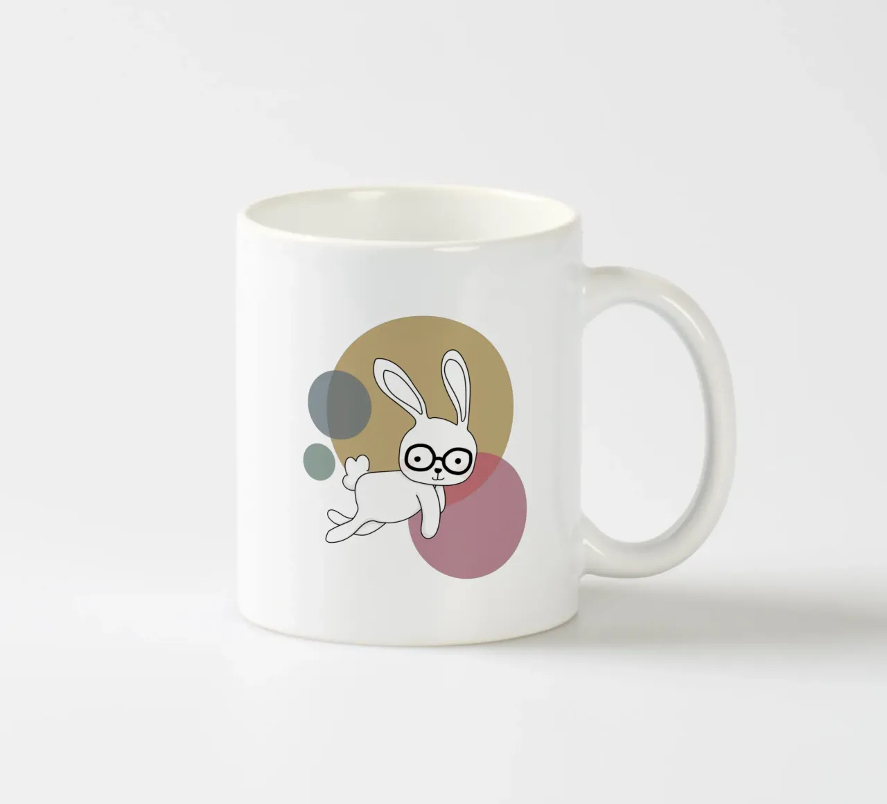 Space Rabbits Castor tazza in ceramica da Christina Heitmann