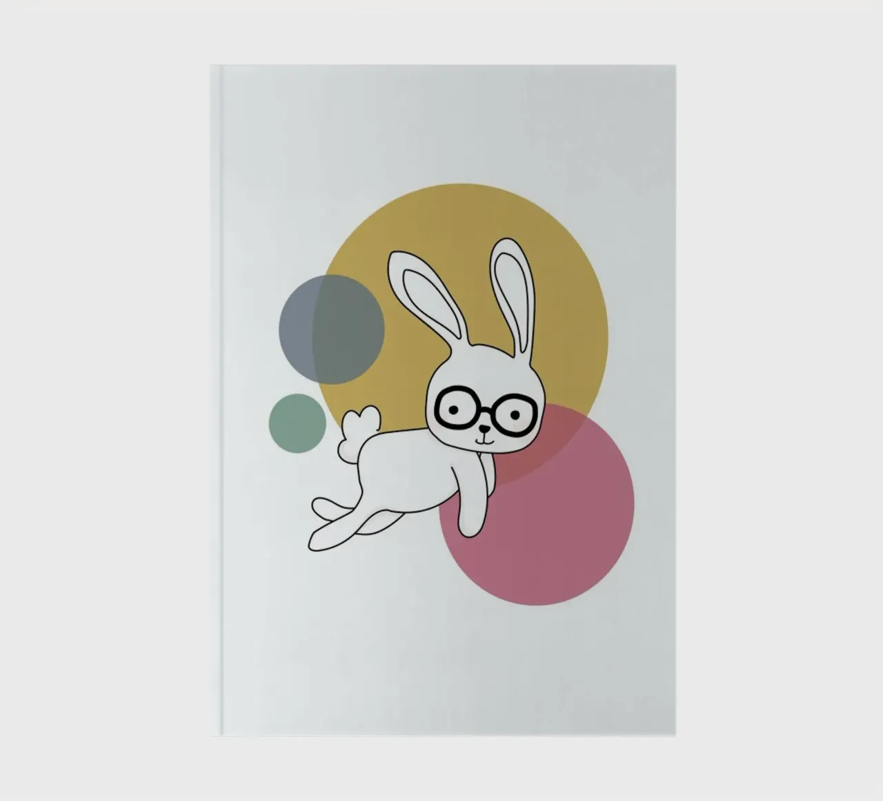 Space Rabbits Castor notebook by Christina Heitmann