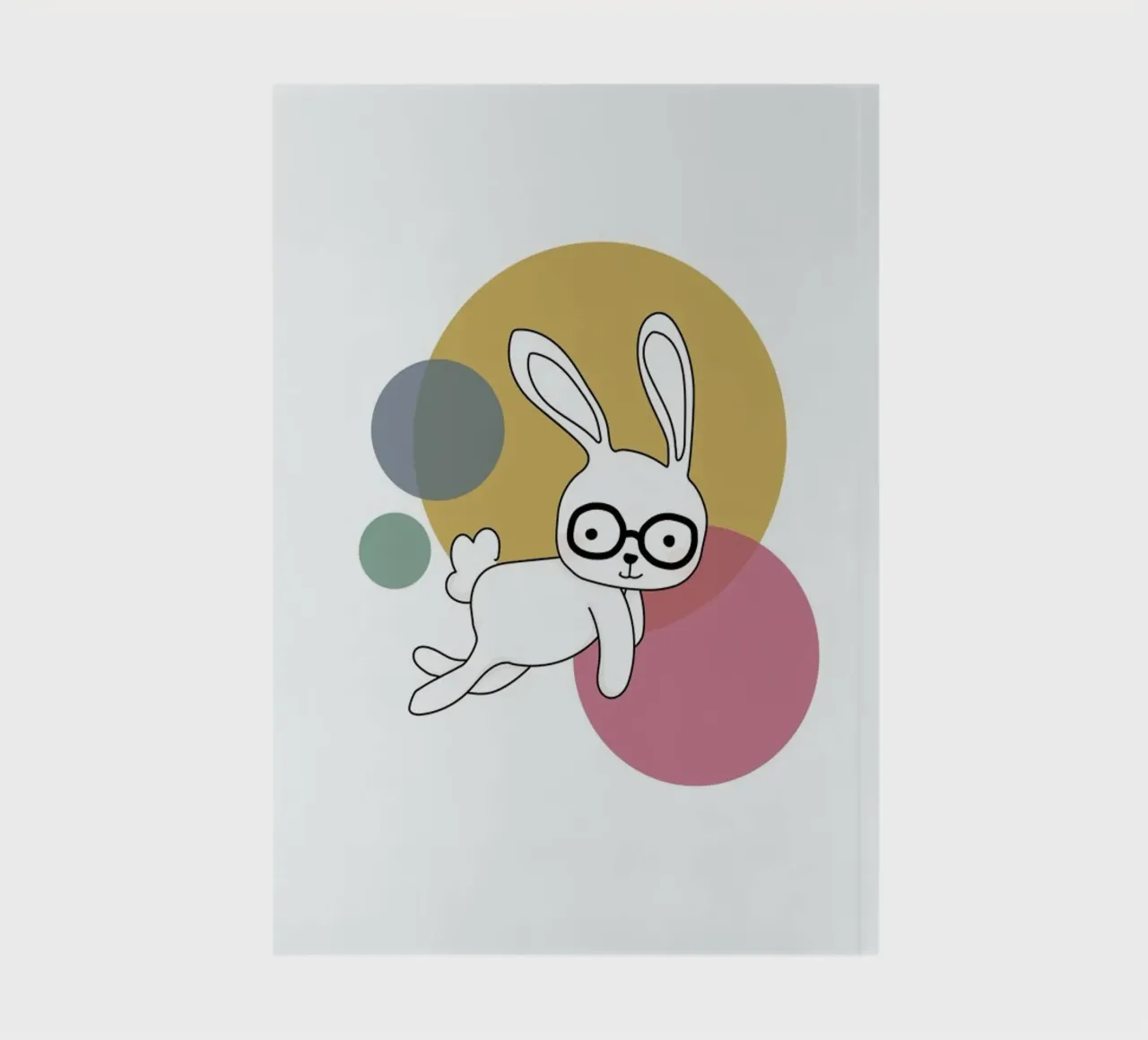 Space Rabbits Castor notebook by Christina Heitmann