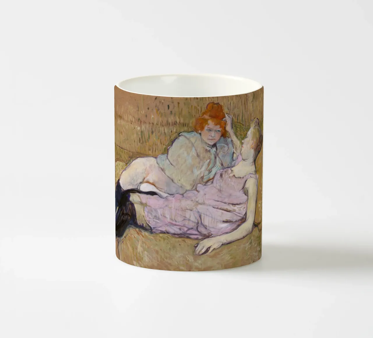 Henri de Toulouse-Lautrec - Il divano tazza in ceramica da Timeless Artworks