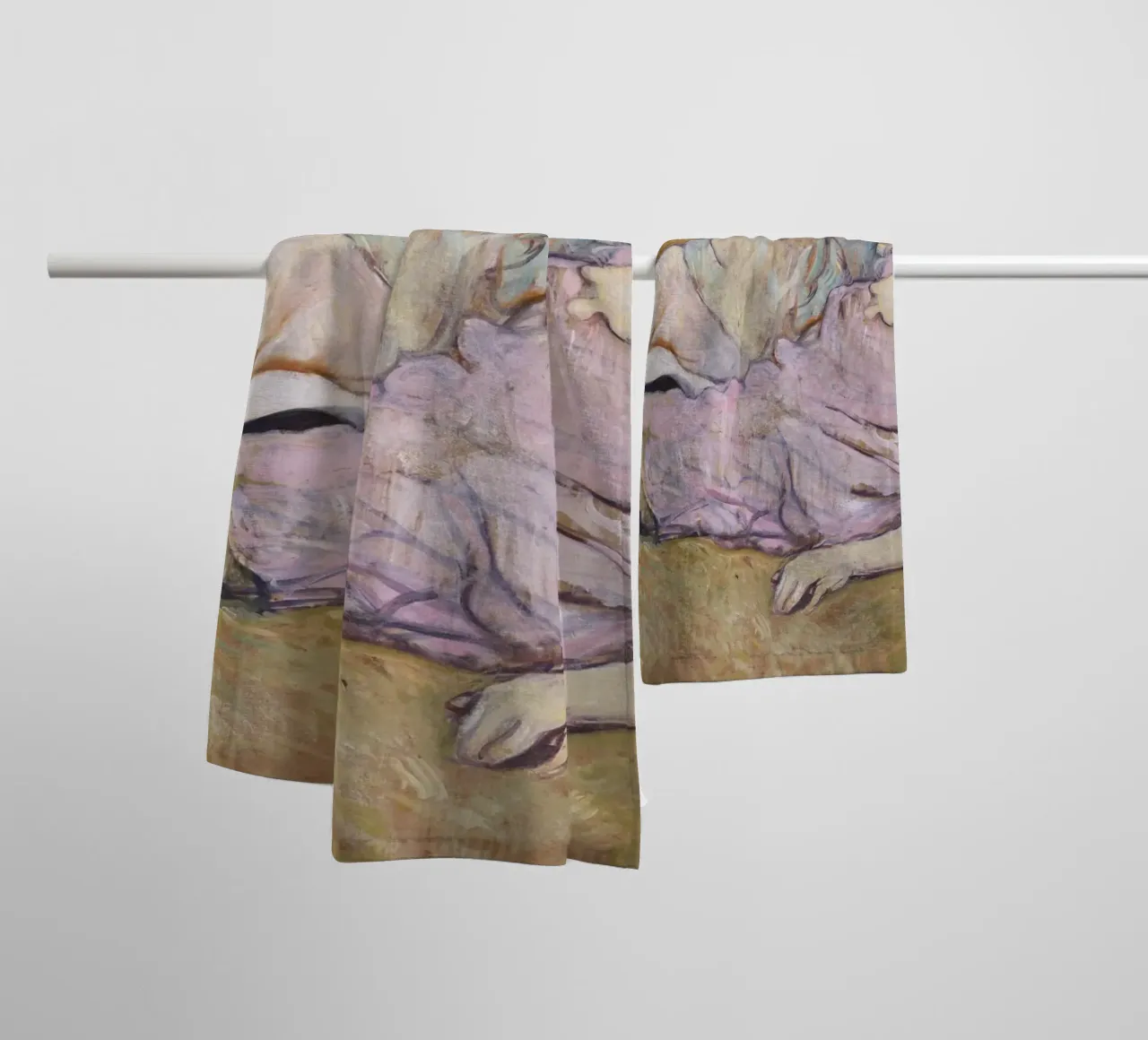 Henri de Toulouse-Lautrec - The sofa towel by Timeless Artworks