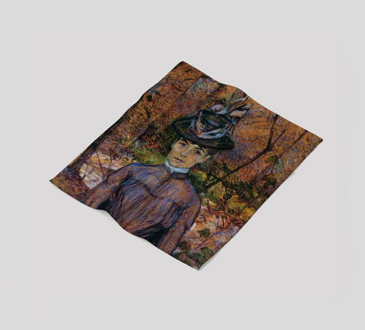 Henri de Toulouse-Lautrec - Ritratto di Suzanne Valadon coperta in pile da Timeless Artworks