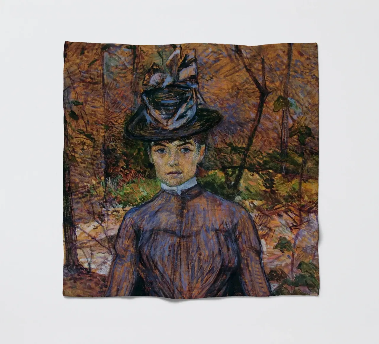 Henri de Toulouse-Lautrec - Ritratto di Suzanne Valadon coperta in pile da Timeless Artworks