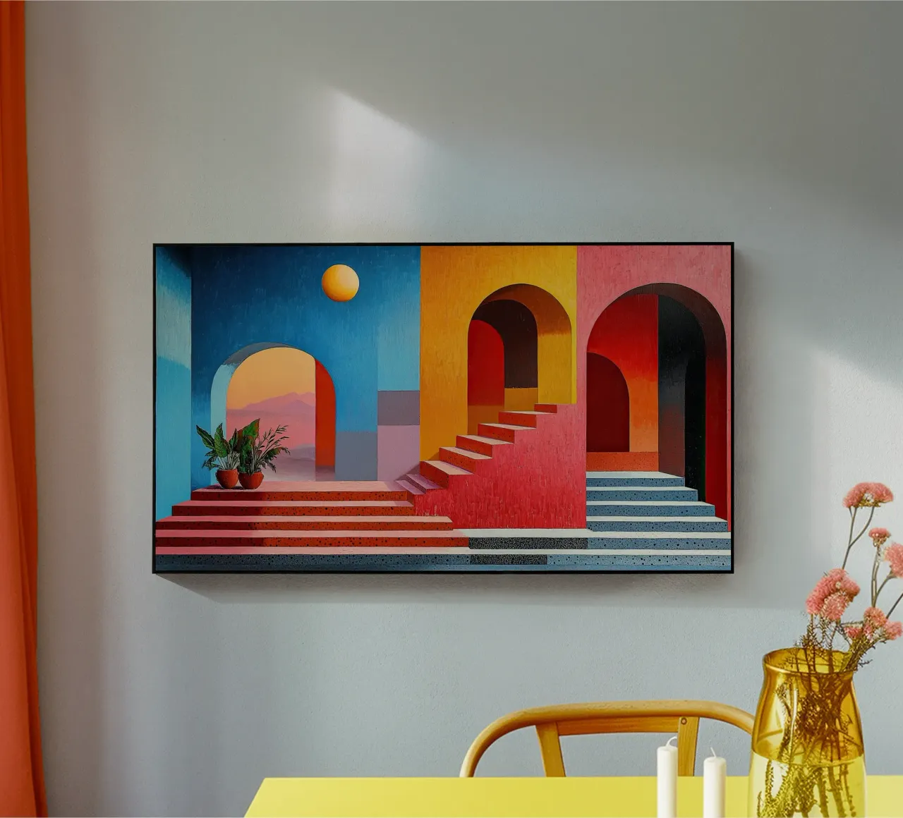 Surrealismo Architettura Design Geometria plexiglass da Nikis Art Studio