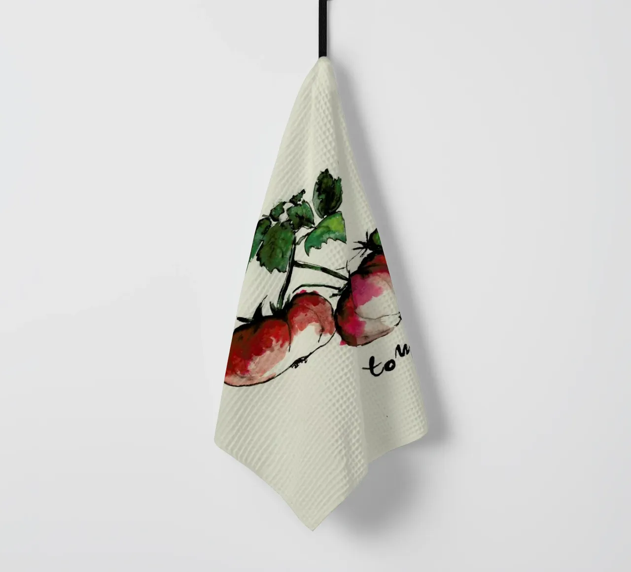 Tomaten tea towel by Nathys_illustration